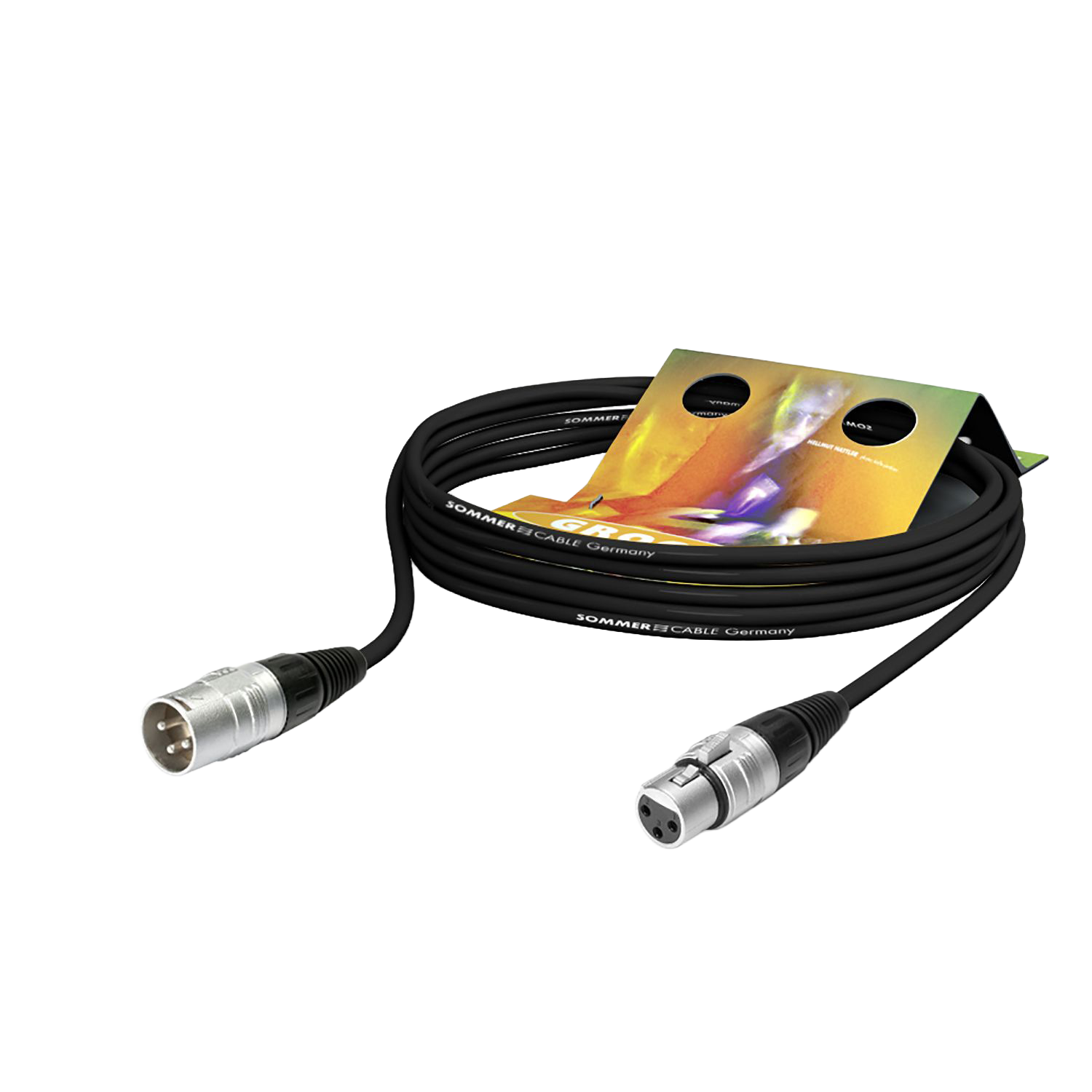 Sommer Cable SGHN-0100-SW 1 m XLR mikrofono kabelis