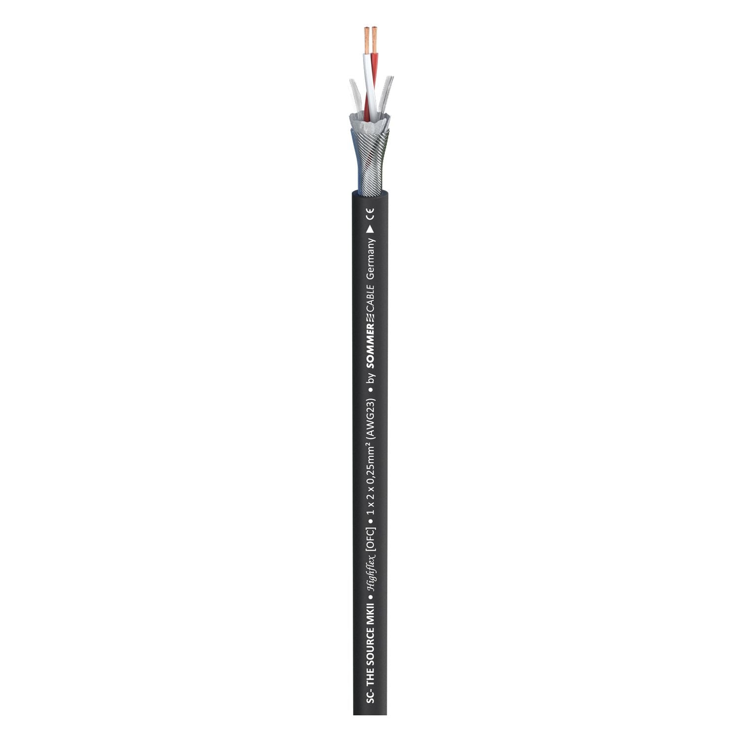 SOMMER-CABLE 200-0101 THE SOURCE MKII Mikrofoninis kabelis (juodas)