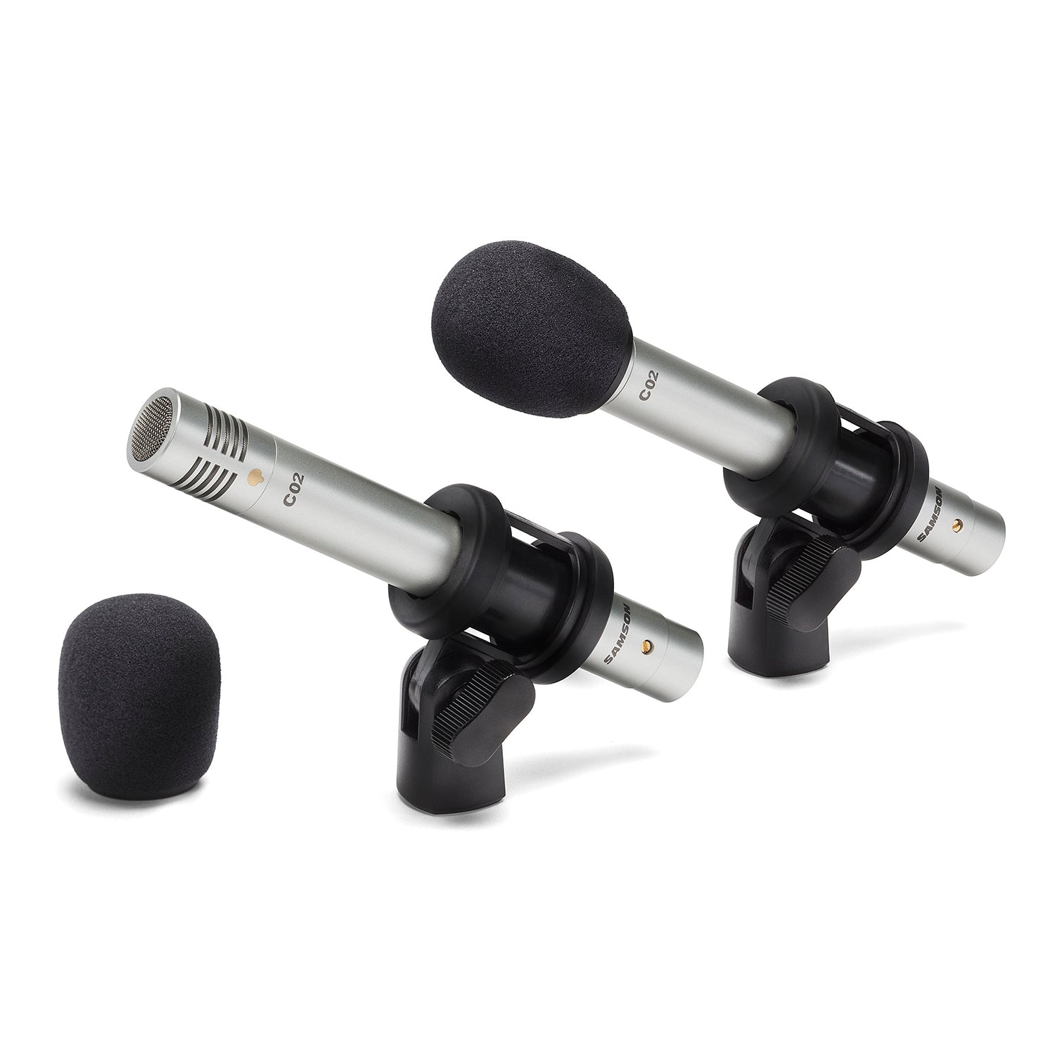 SAMSON C02 2-Pack suderinta kondensatorinių mikrofonų pora