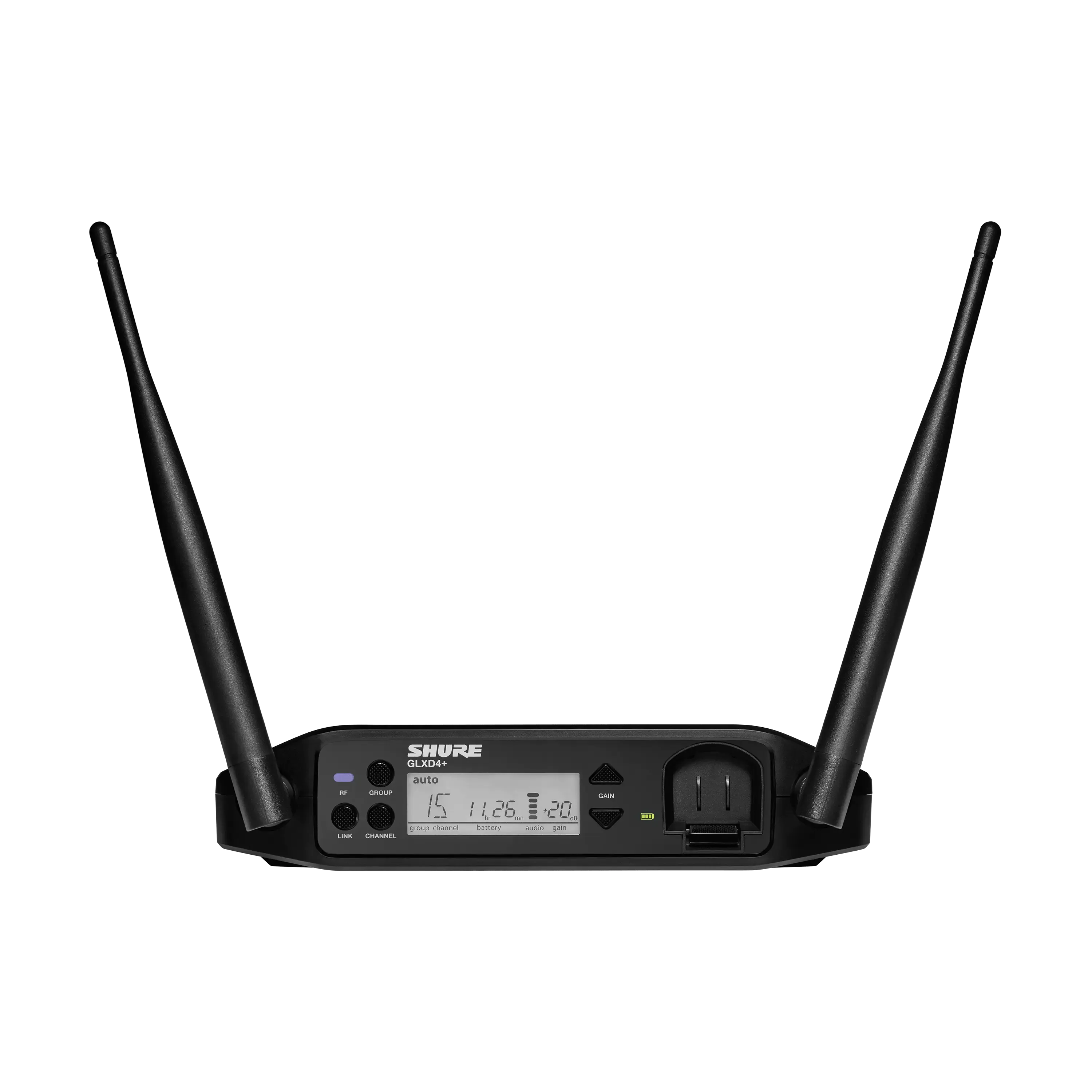 Shure GLXD24+E/SM58-Z4 belaidė mikrofono sistema