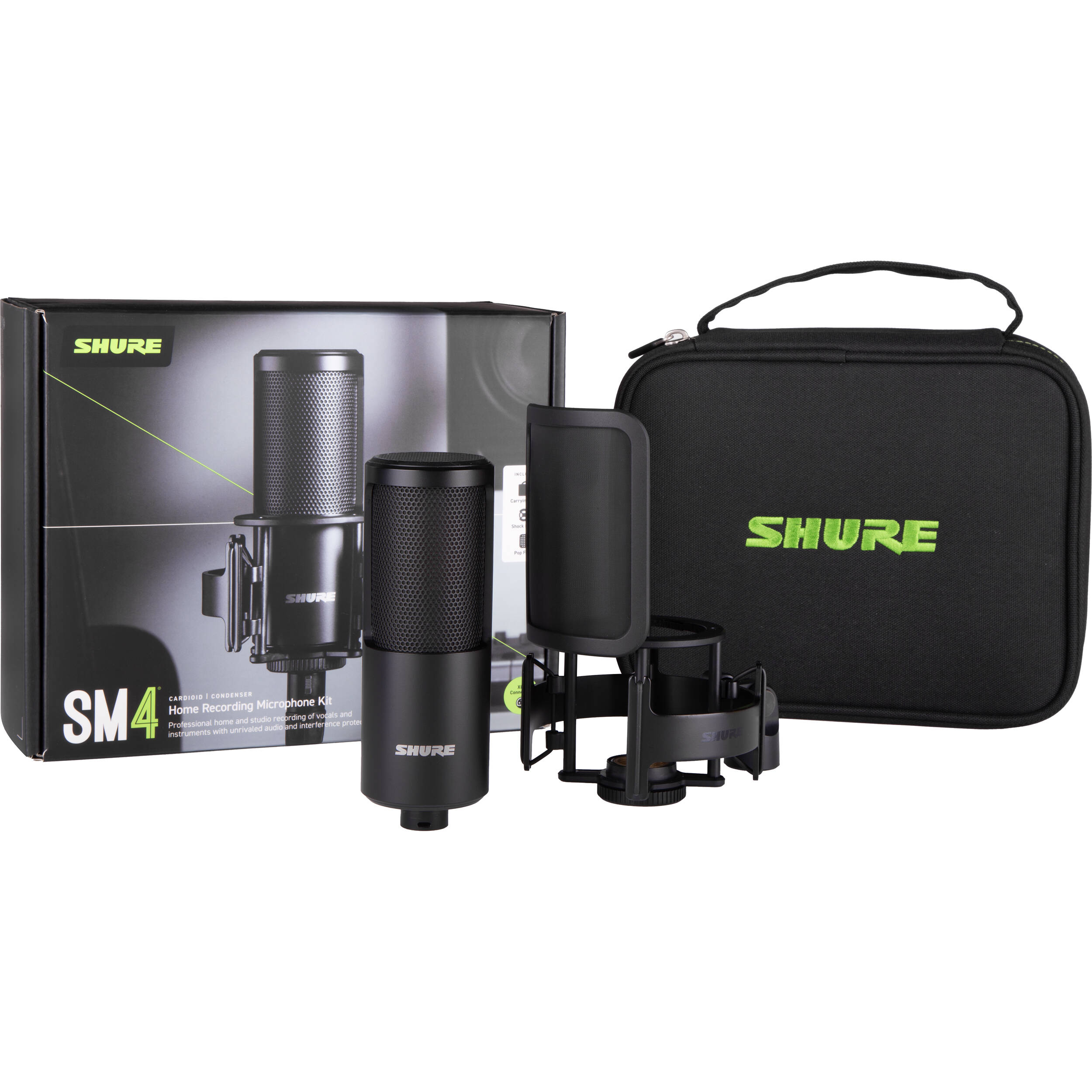 Shure SM4-K-KIT mikrofonas su laikikliu