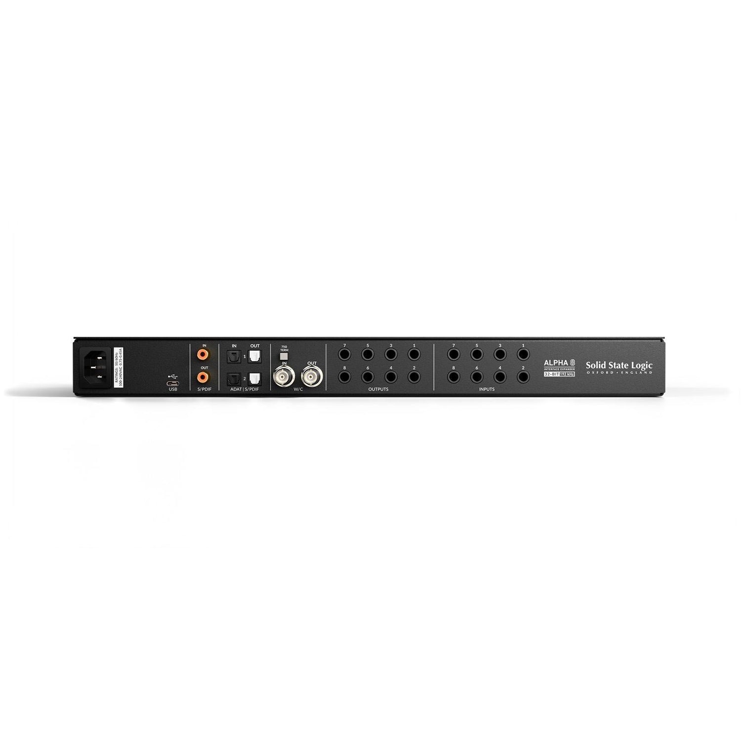 Solid State Logic ALPHA 8 garso sąsaja