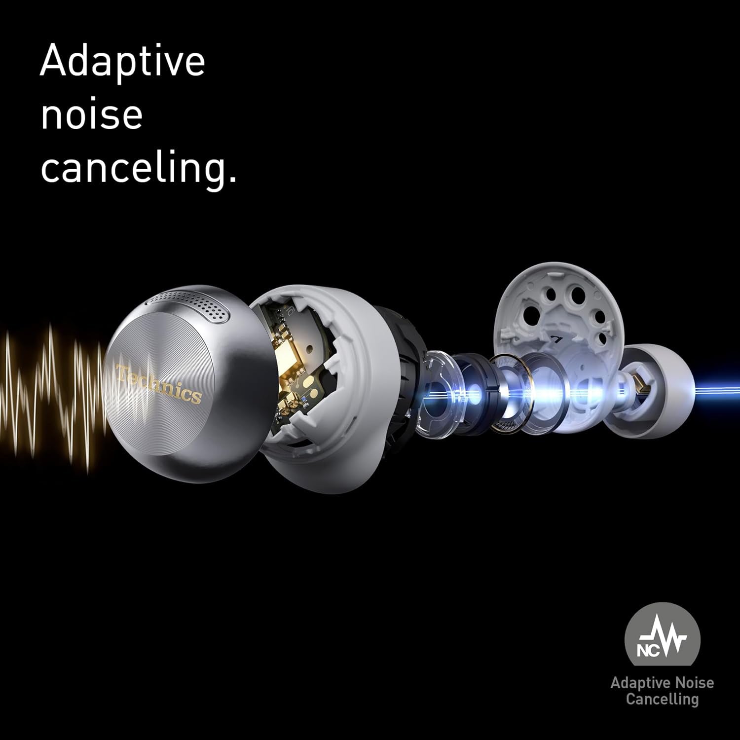 TECHNICS EAH-AZ100E-S Bevielės ausinės