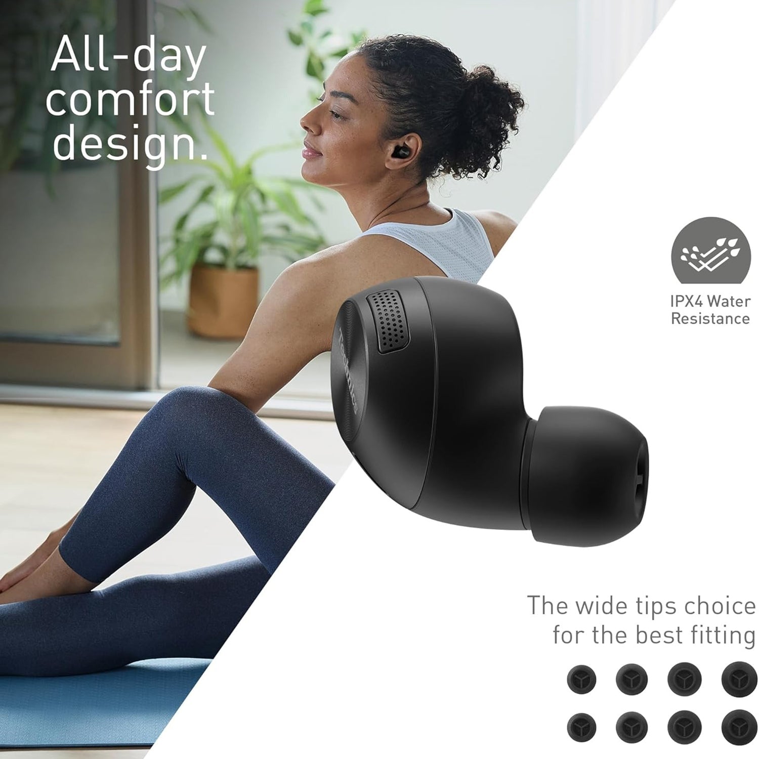 TECHNICS EAH-AZ40M2E-K Bevielės ausinės (juodos)