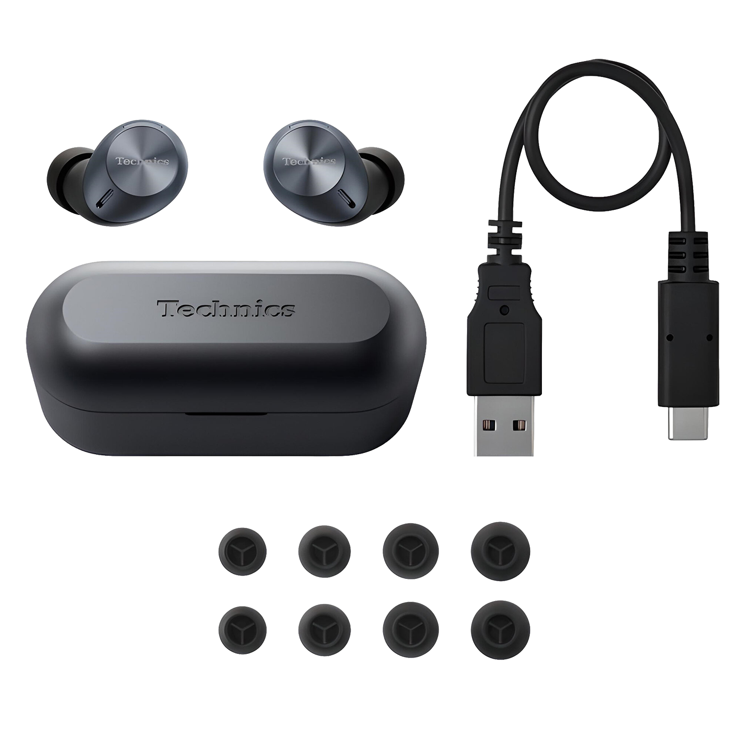 TECHNICS EAH-AZ40M2E-K Bevielės ausinės (juodos)