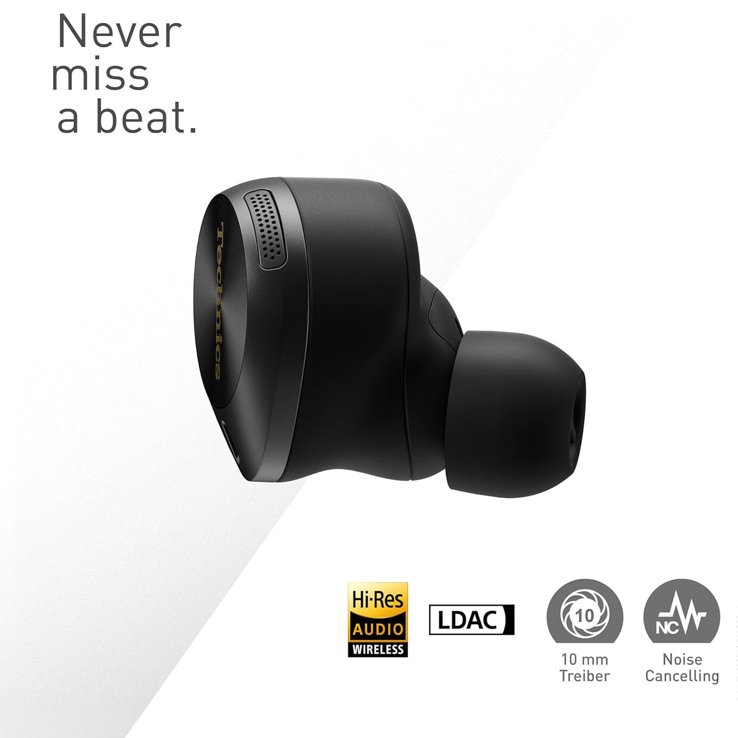 TECHNICS EAH-AZ80E-K Bevielės ausinės