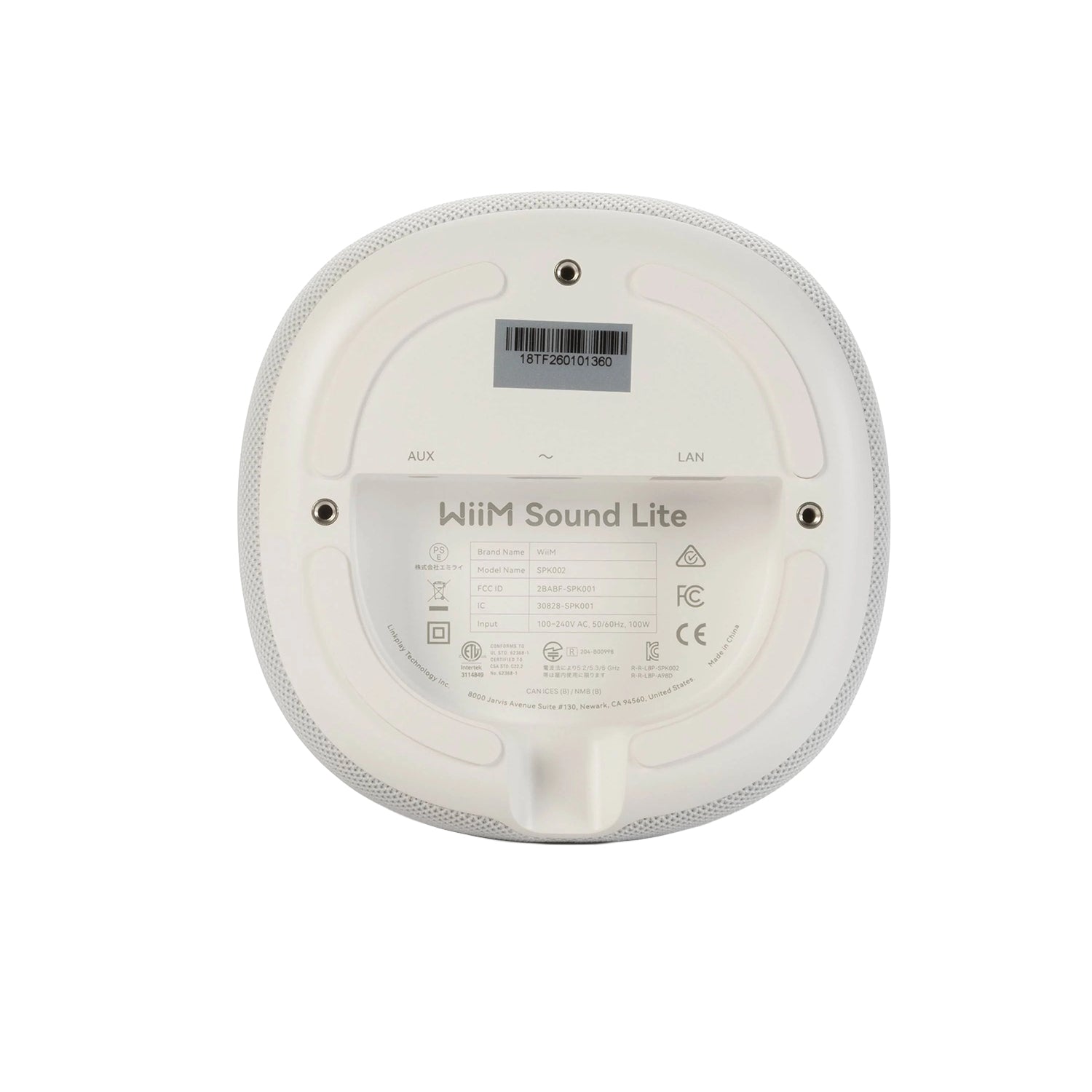 WiiM Sound Lite belaidė kolonėlė (balta spalva)