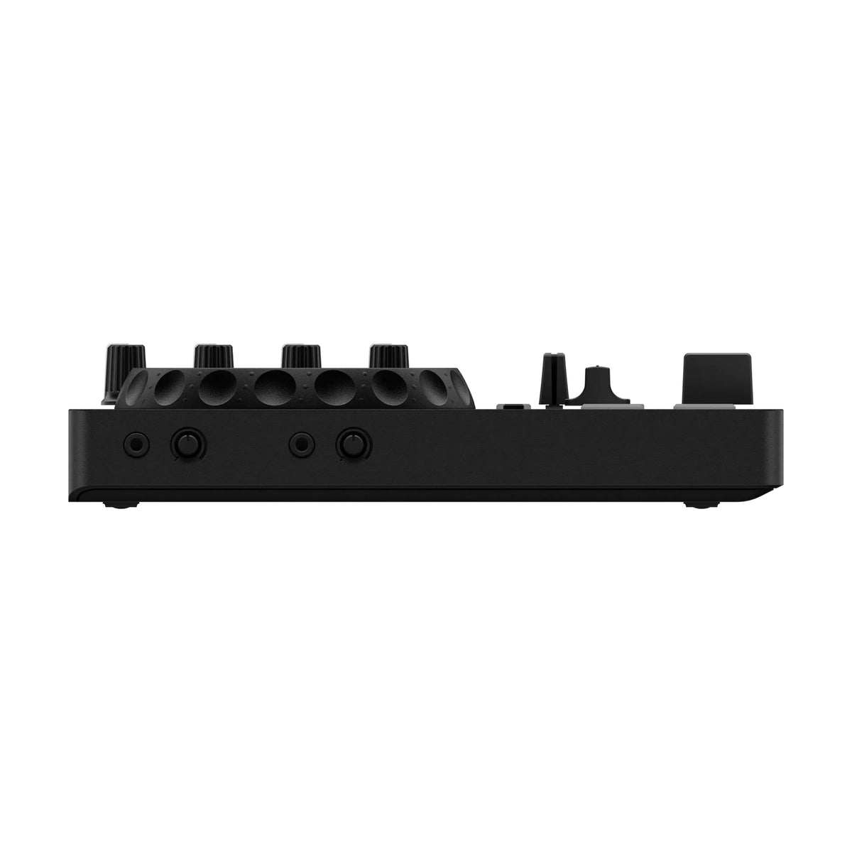 AlphaTheta DDJ-FLX2 DJ controller, side connections