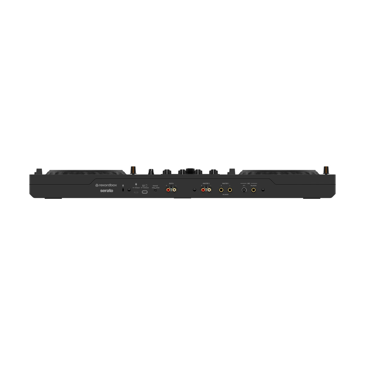 AlphaTheta DDJ-GRV6 DJ controller, rear connections