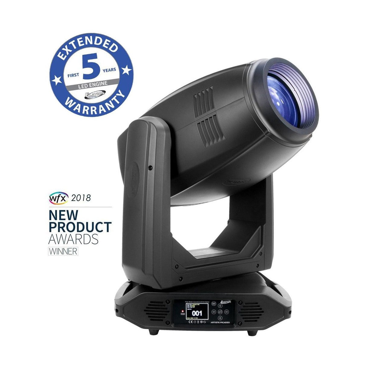 ELATION ARTISTE PICASSO Valdomo judesio prožektorius