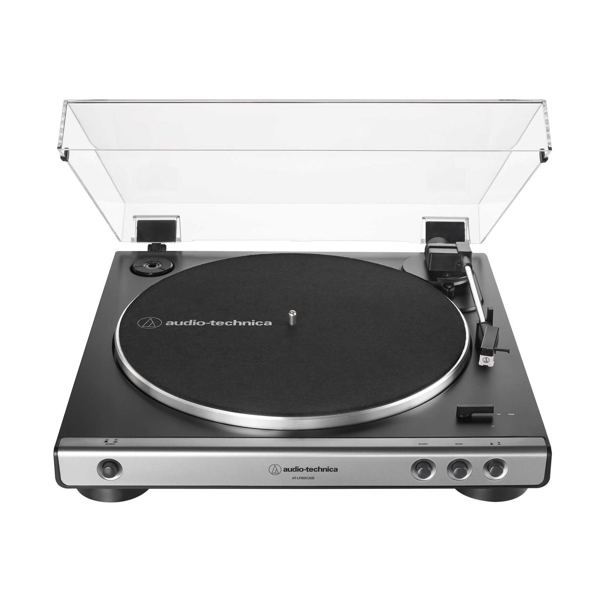 AUDIO-TECHNICA AT-LP60XUSBGM Plokštelių grotuvas pilkas