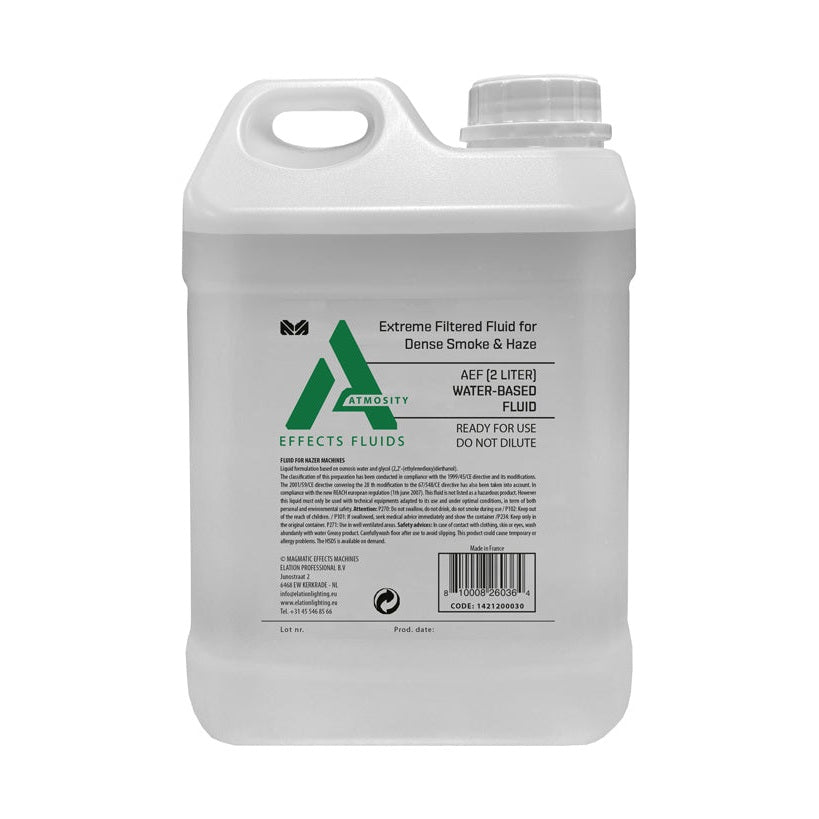ELATION ATMOSITY AEF EXTREME FILTERED FLUID 2L Rūko generatoriaus skystis