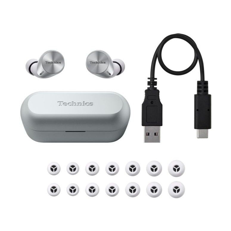 TECHNICS EAH-AZ60E-S Bevielės ausinės sidabrinės