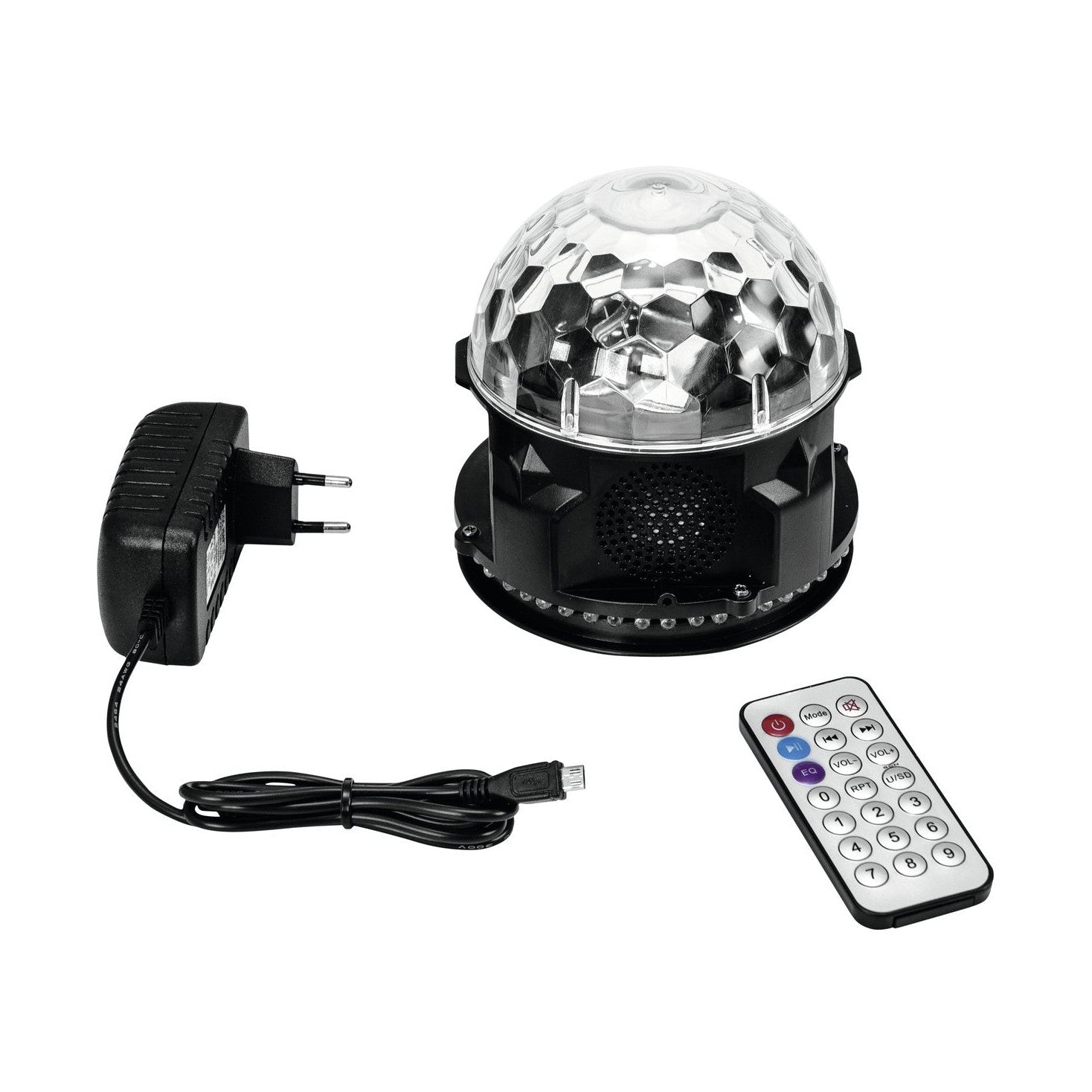 EUROLITE MINI BCW-4 RGB FLOWER Efektinis prožektorius - garsiakalbis