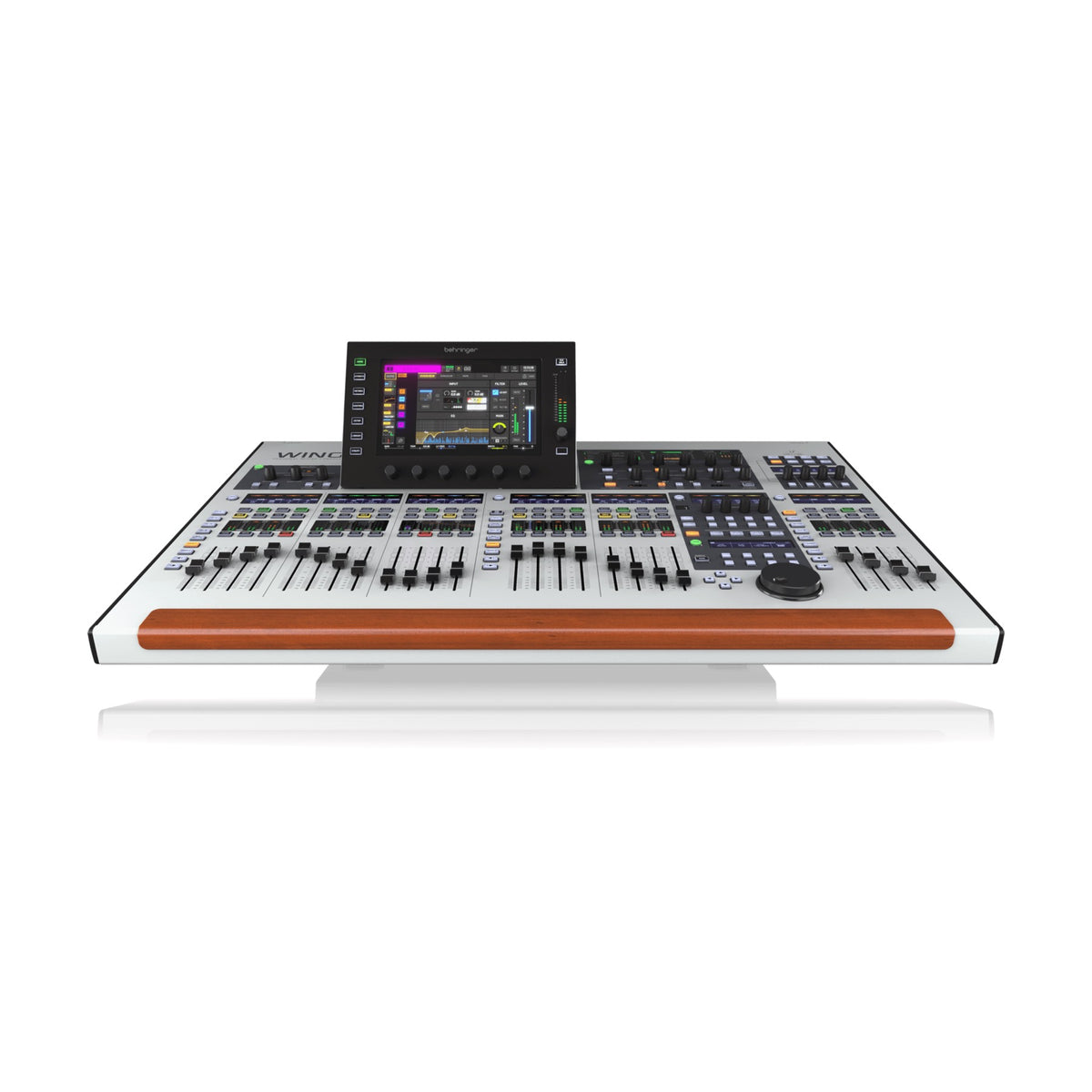 Behringer WING skaitmeninis mikšerinis pultas, sidabrinis, vaizdas iš priekio