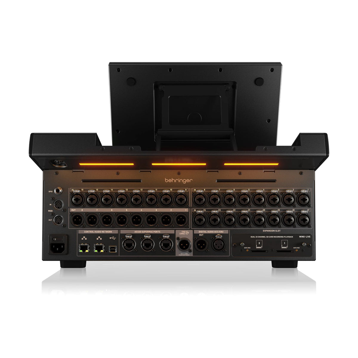 Behringer WING COMPACT skaitmeninis mikšerinis pultas, galinės jungtys