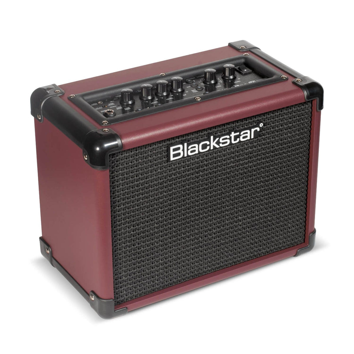 Blackstar ID:CORE V4 Stereo 10 Guitar Amplifier Oxblood, left-angle view