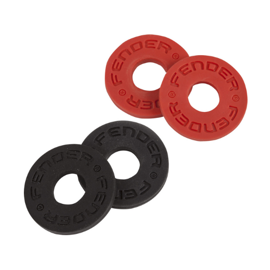 FENDER STRAP BLOCKS 4 PK 2BLK/2 RED Gitaros diržo užraktas