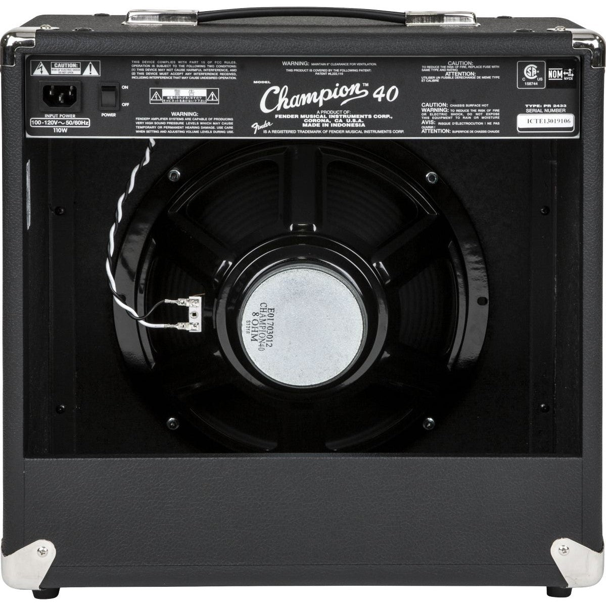 FENDER CHAMPION 40 Gitaros stiprintuvas kubas