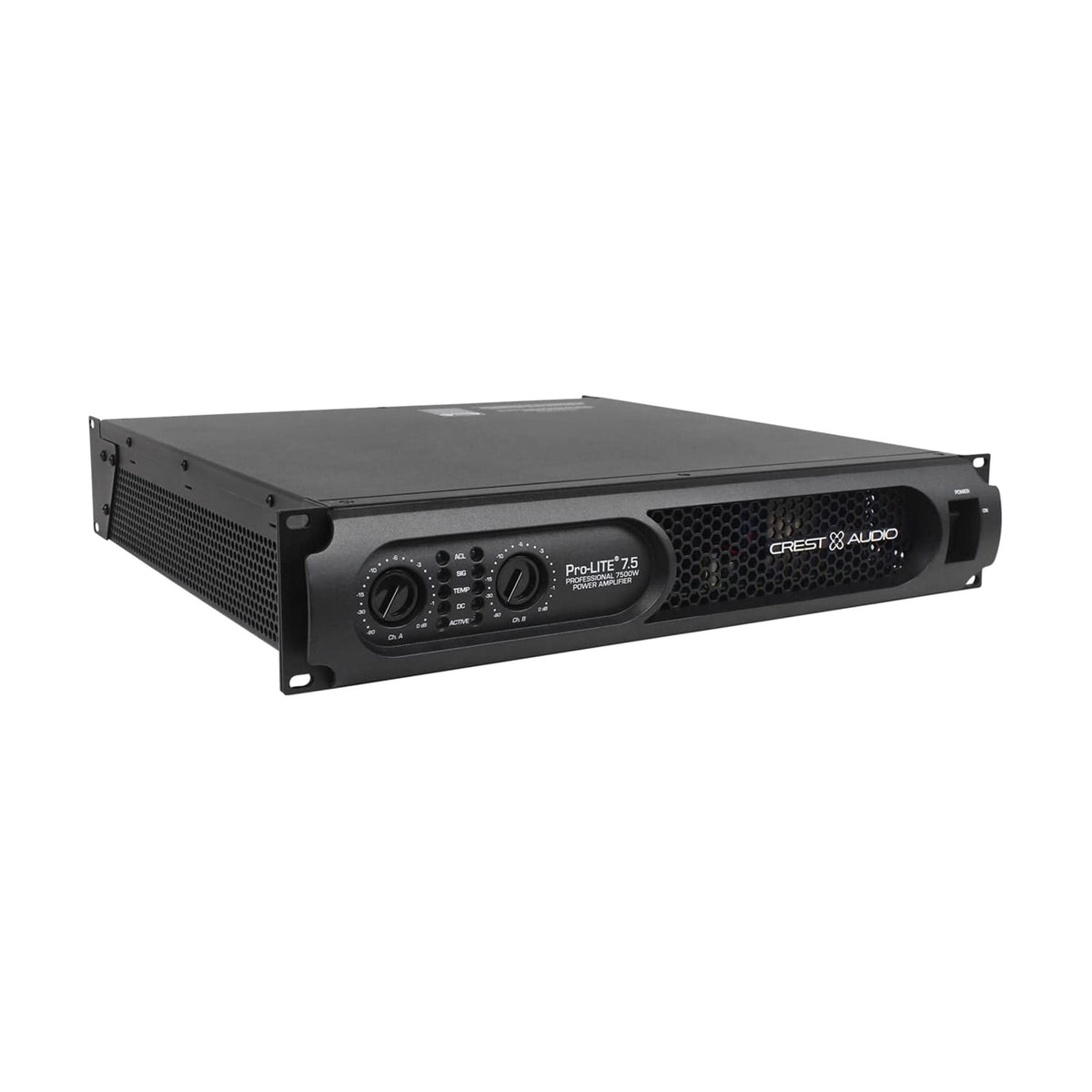 Crest Audio Pro-LITE 7.5 galios stiprintuvas, vaizdas iš dešinės