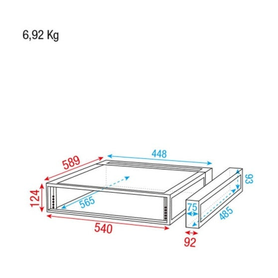 DAP-Audio D7371 Transportavimo dėžė