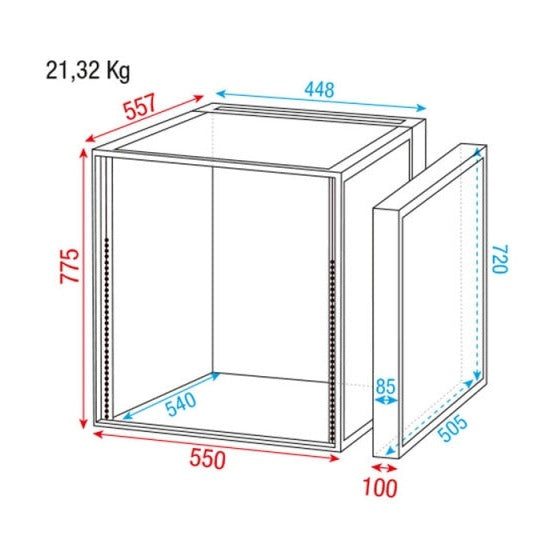 DAP-Audio D7376 Transportavimo dėžė