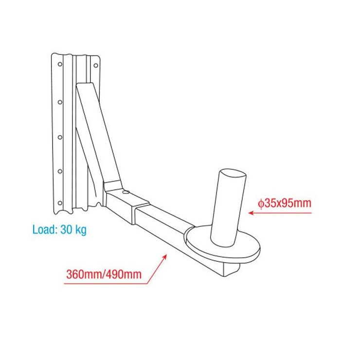DAP D8412 Sieninis laikiklis