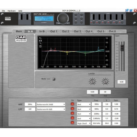 DAP-Audio DCP-26 MKII Skaitmeninis procesorius