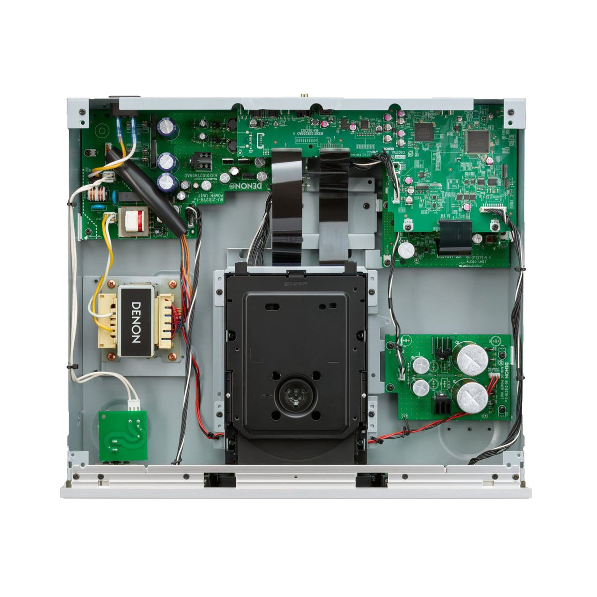 Denon DCD-1700NE CD/SACD player: internal construction and disc mechanism