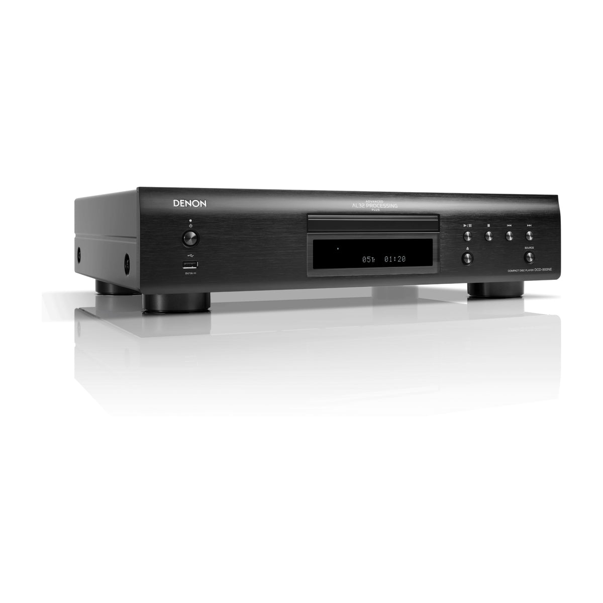 Denon DCD-900NE Black CD player from the front and left side