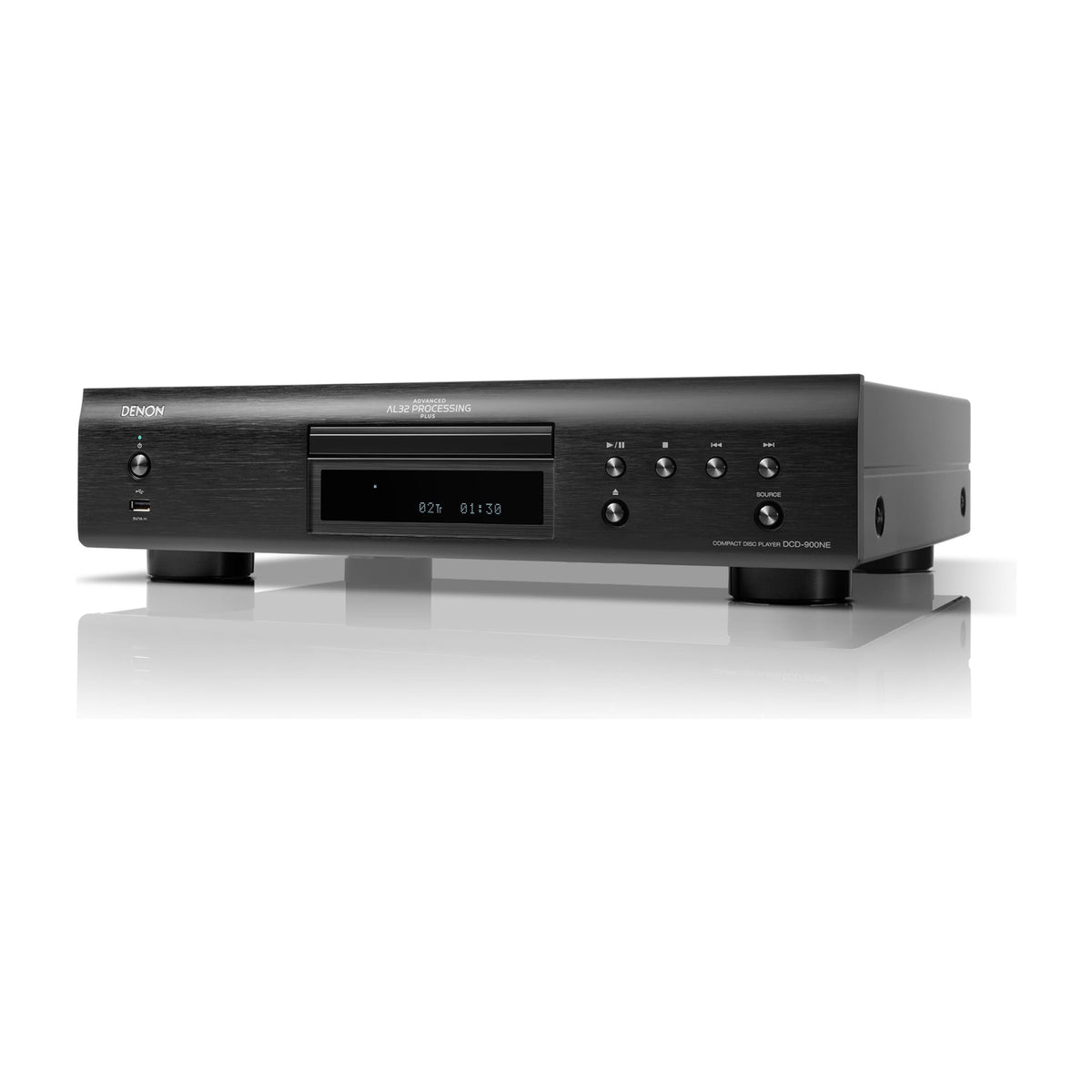Denon DCD-900NE Black CD player from the front and right side