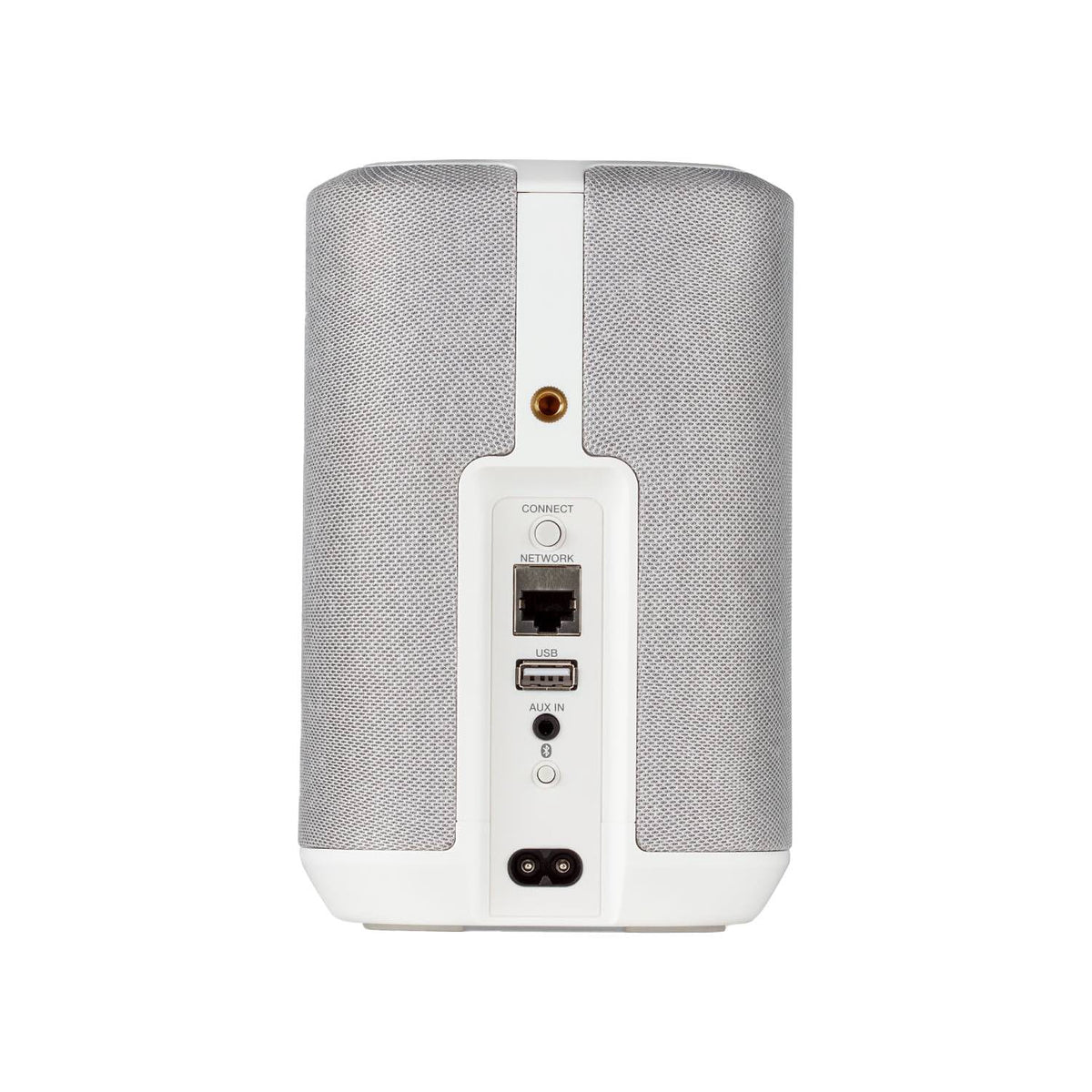 Denon Home 150 belaidė garso kolonėlė, balta, galinės jungtys