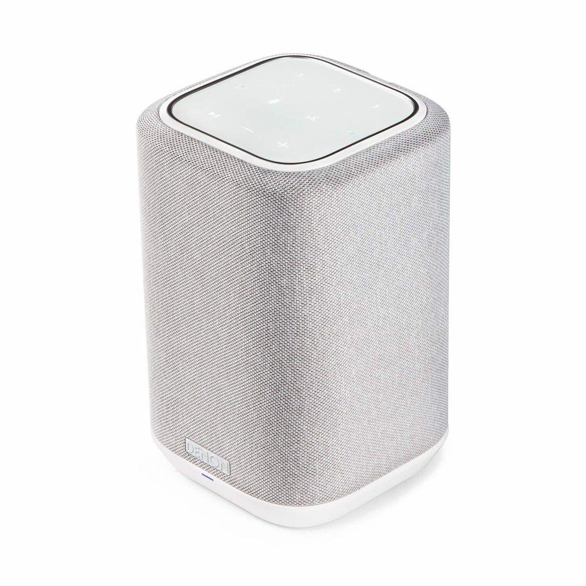 Denon Home 150 belaidė garso kolonėlė, balta, valdymo skydelis iš viršaus