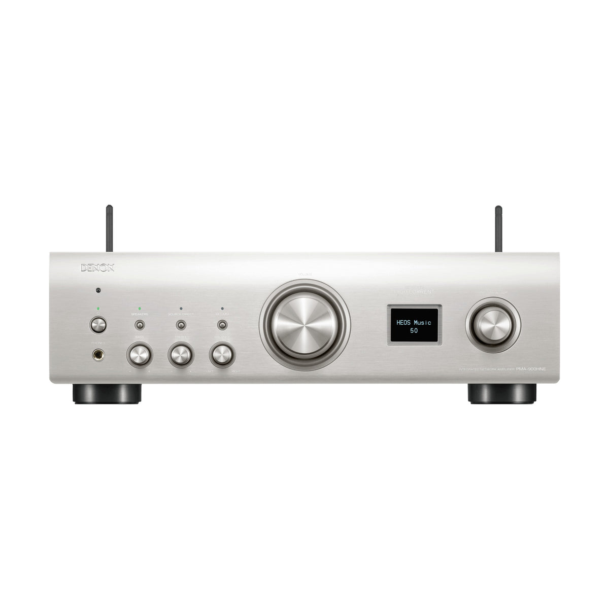 Denon PMA-900HNE Premium Silver network integrated amplifier, front view