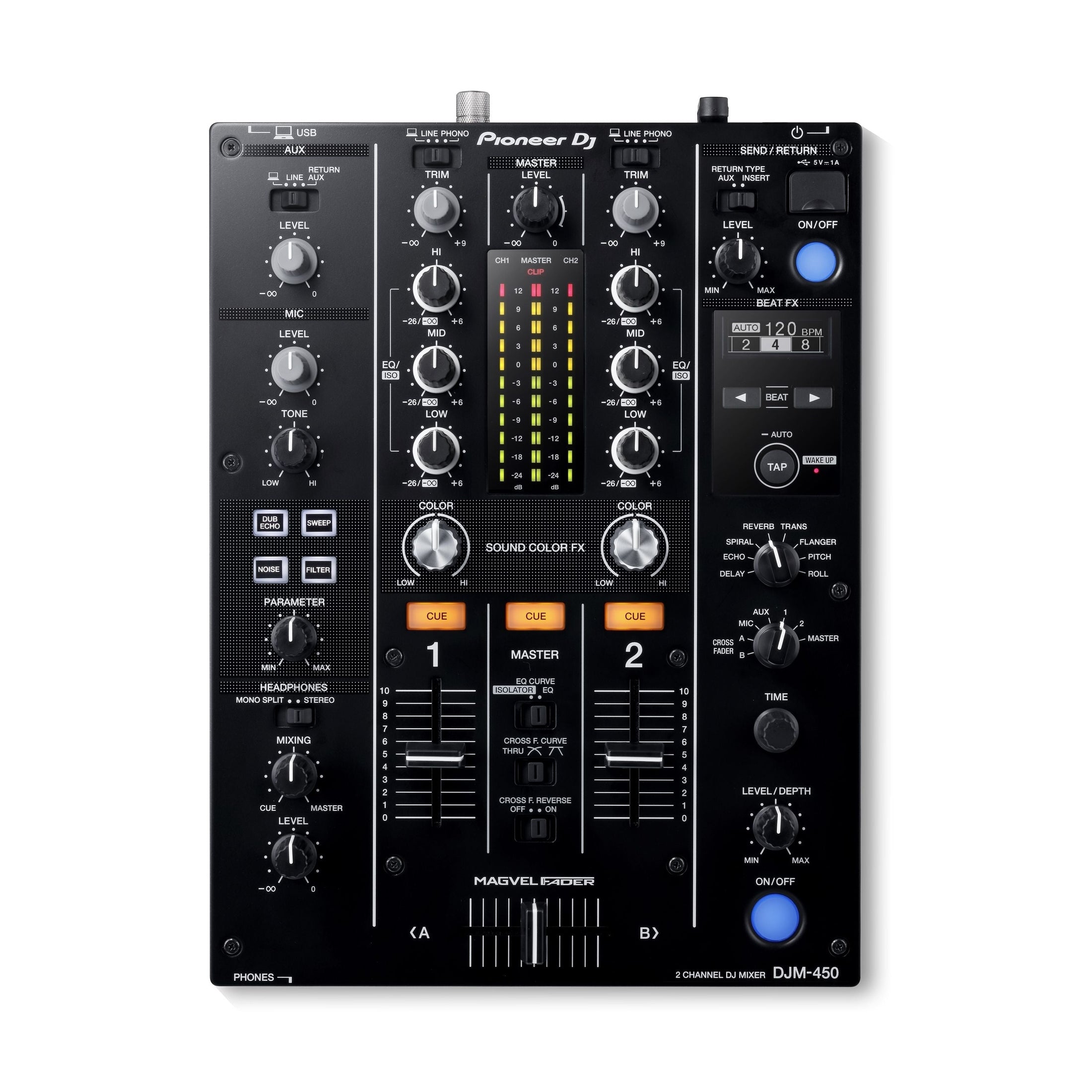 PIONEER DJM-450 Mikšerinis pultas