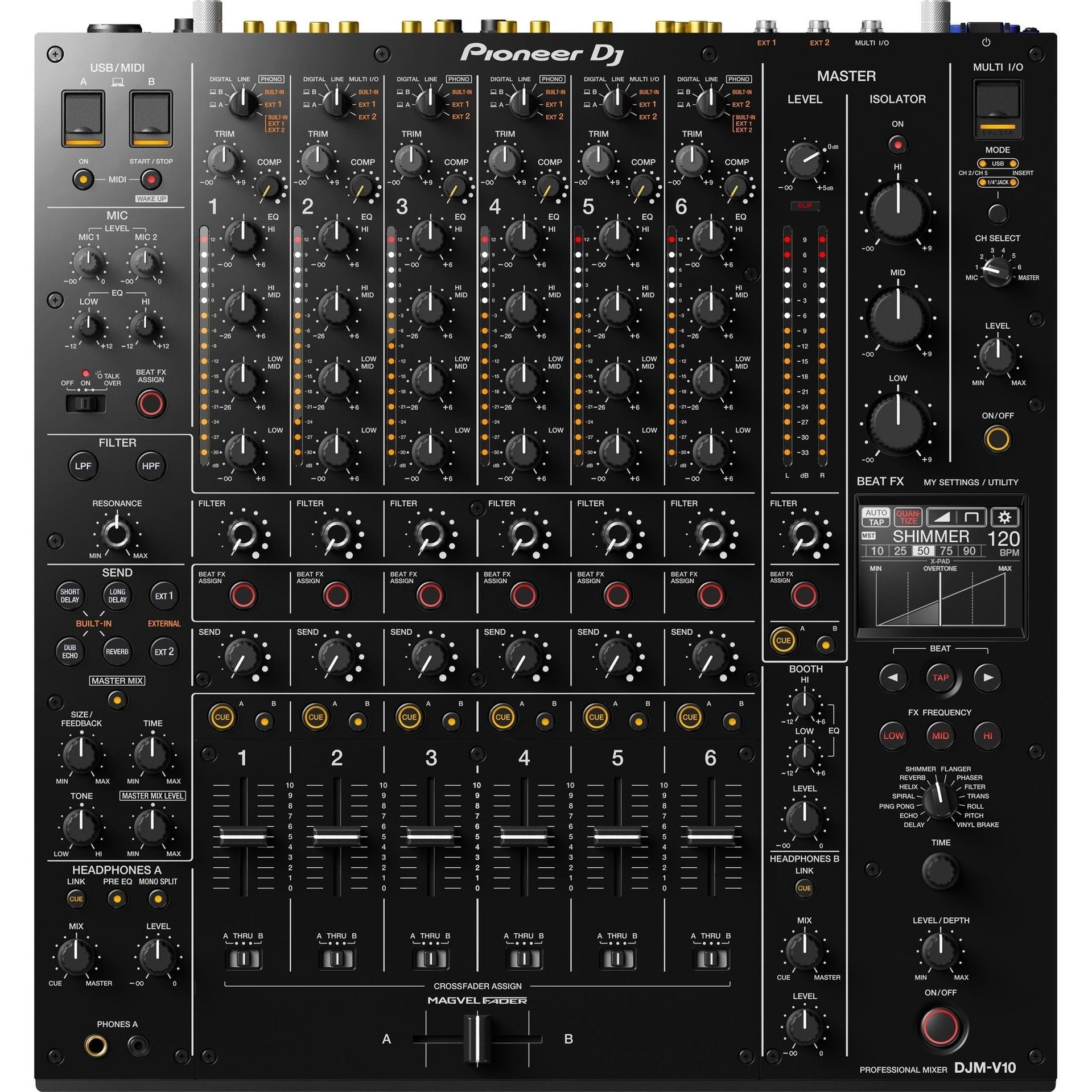 PIONEER DJM-V10 Mikšerinis pultas