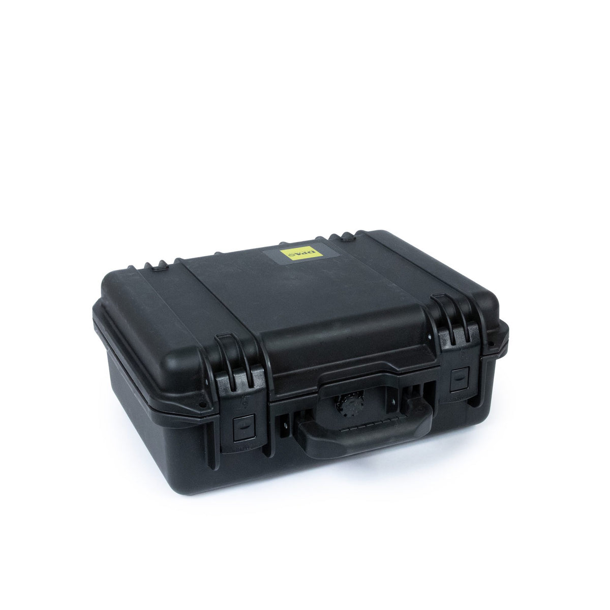 DPA DDK4002 closed Peli transport case, angled view