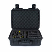 DPA DDK4002 drum microphone kit in open Peli case