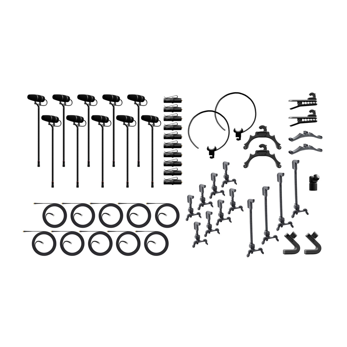 DPA KIT-4099-DP-10C mikrofonai ir komplekto dalys