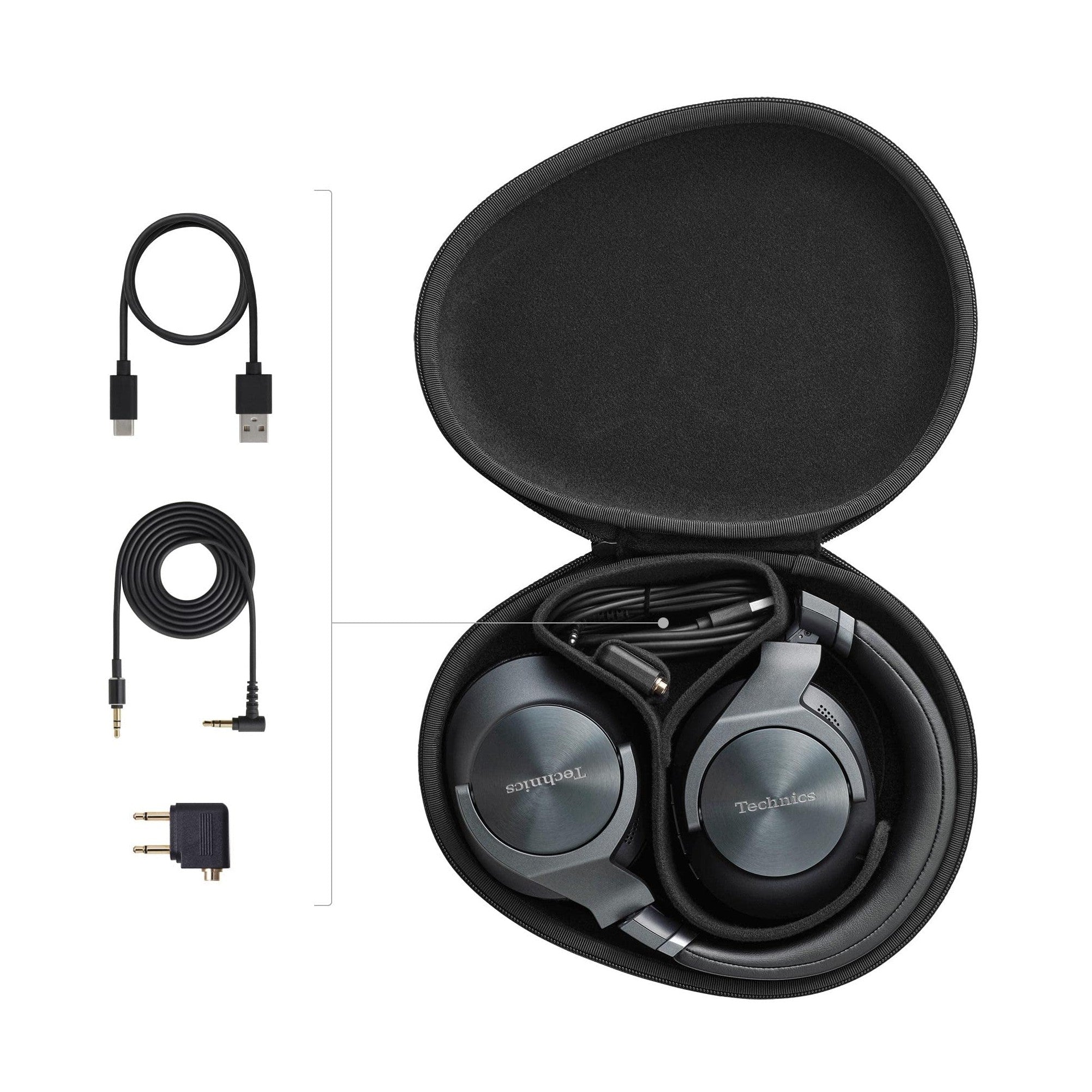 TECHNICS EAH-A800E-K Bevielės ausinės