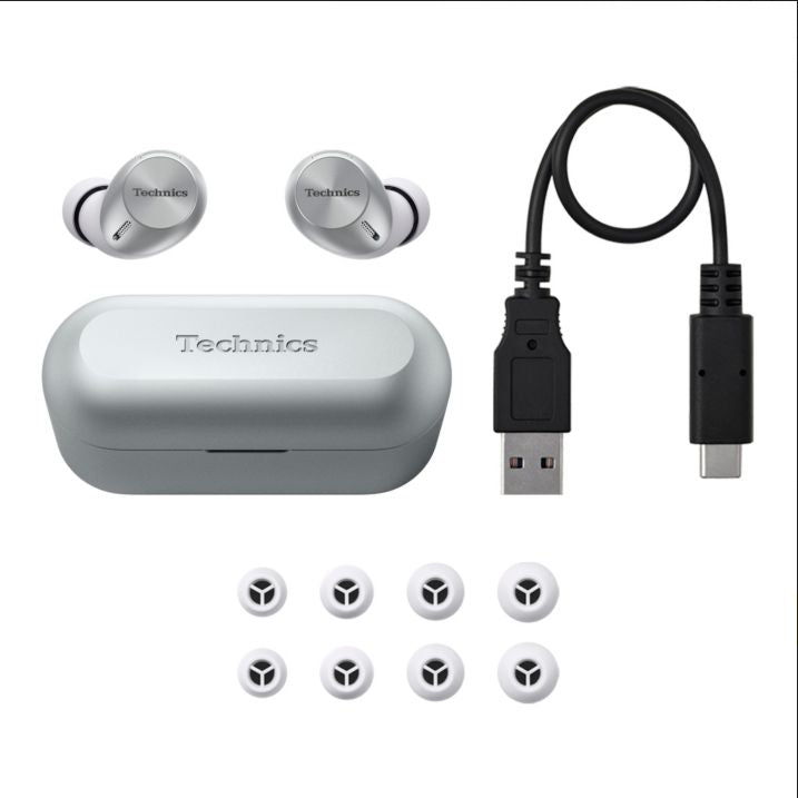 TECHNICS EAH-AZ40E-S Bevielės ausinės sidabrinės