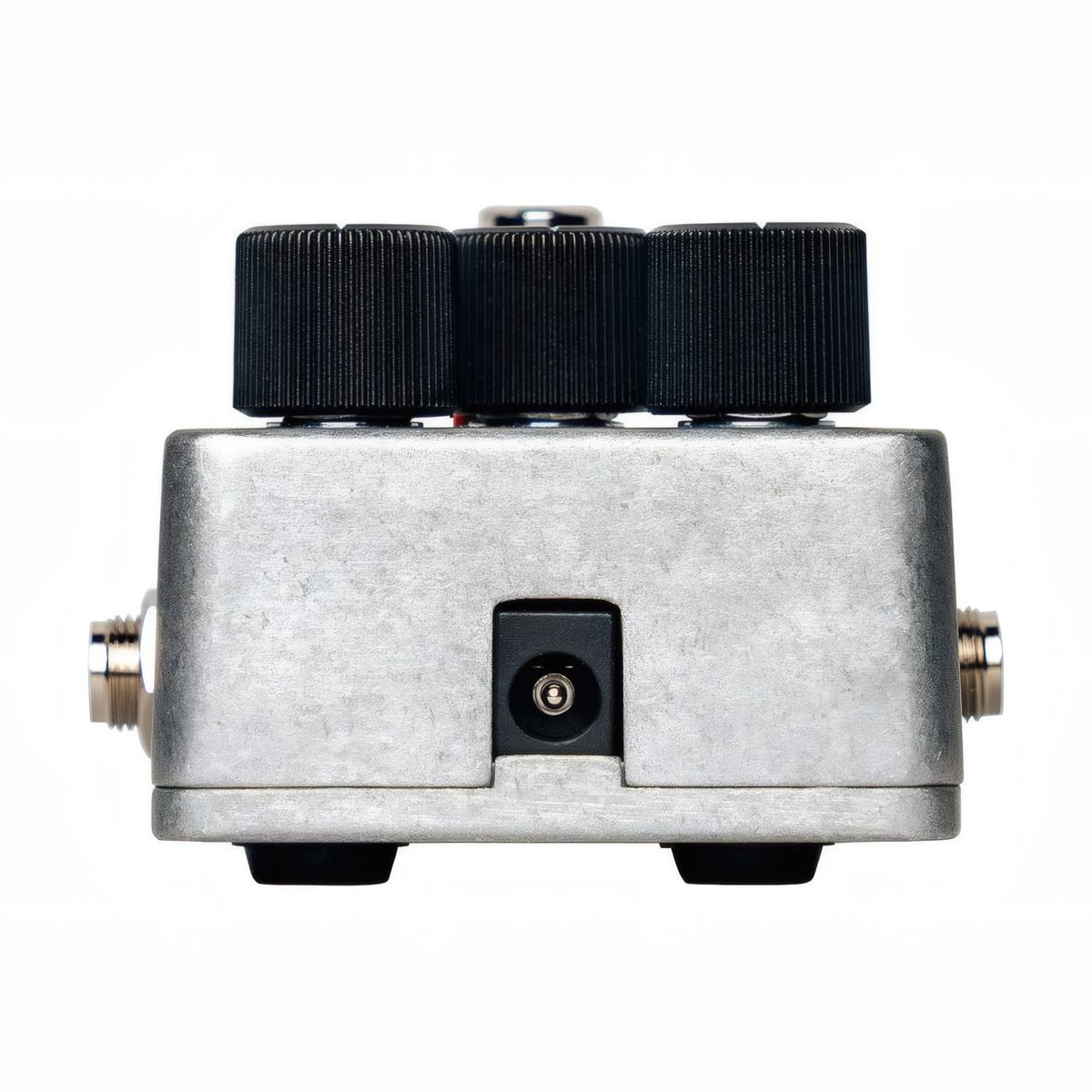 Electro-Harmonix EHX Percolator Effects Pedal, rear of enclosure and power connection