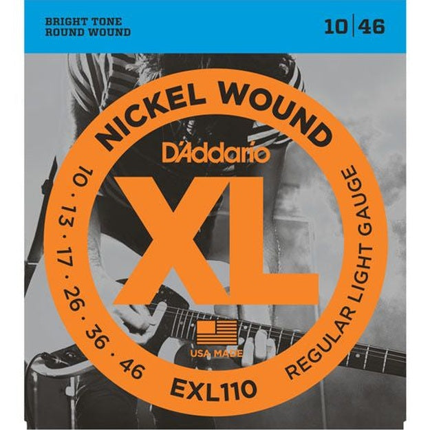 D'ADDARIO EXL110 .010-.046 Stygos elektrinei gitarai