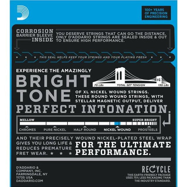 D'ADDARIO EXL110 .010-.046 Stygos elektrinei gitarai