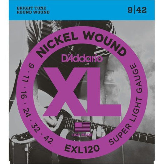 D'ADDARIO EXL120 .009-.042 Stygos elektrinei gitarai