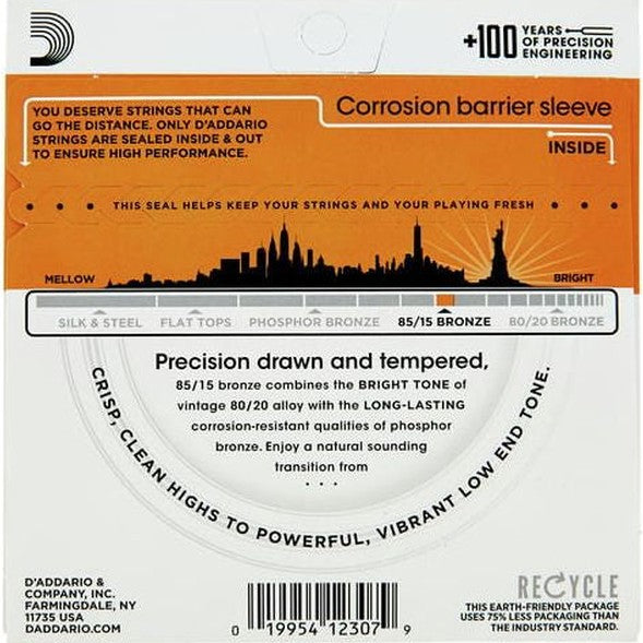 D'ADDARIO EZ900 .010-.050 Stygos akustinei gitarai