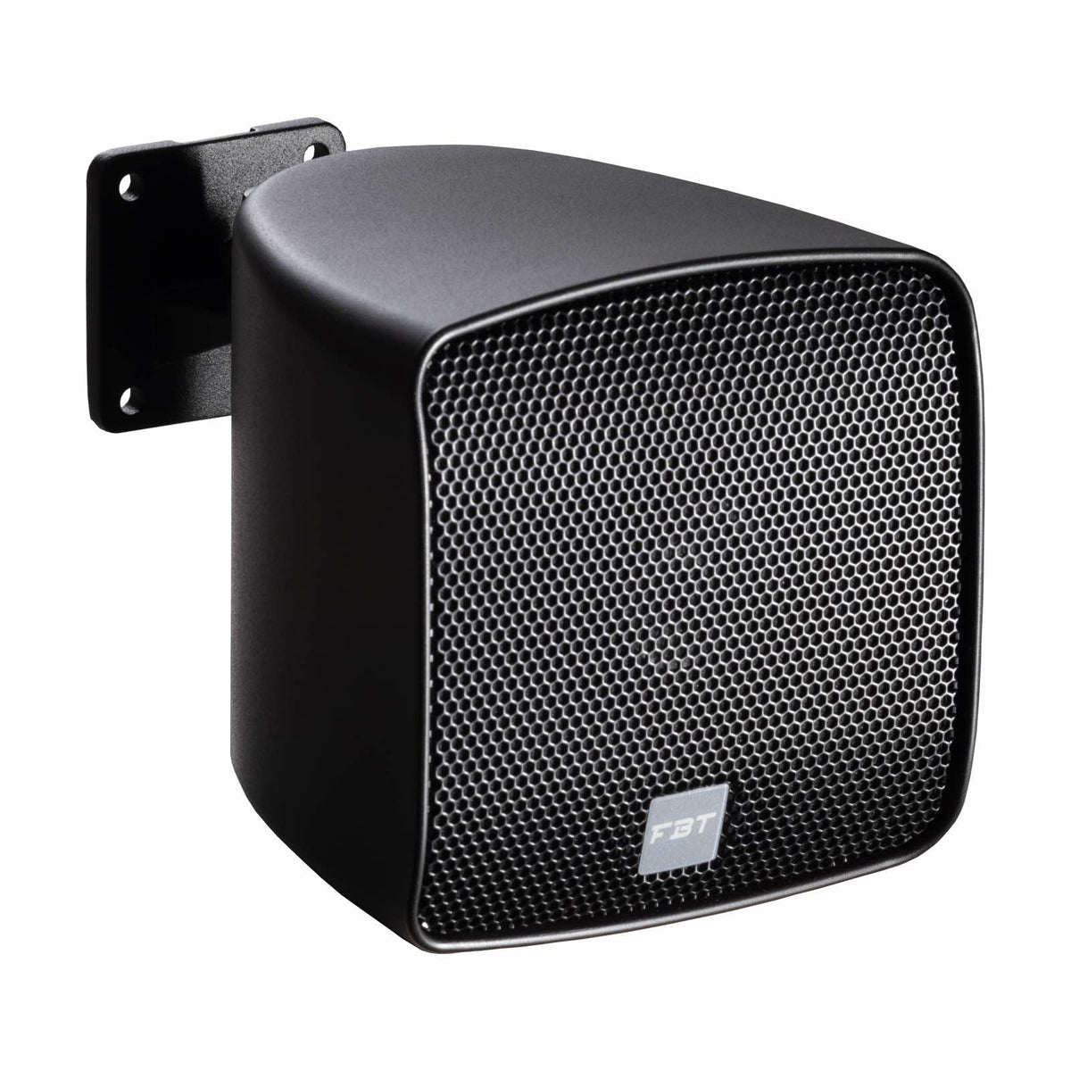 FBT CANTO 3CT Passive Speaker, Black, angled view showing the wall bracket