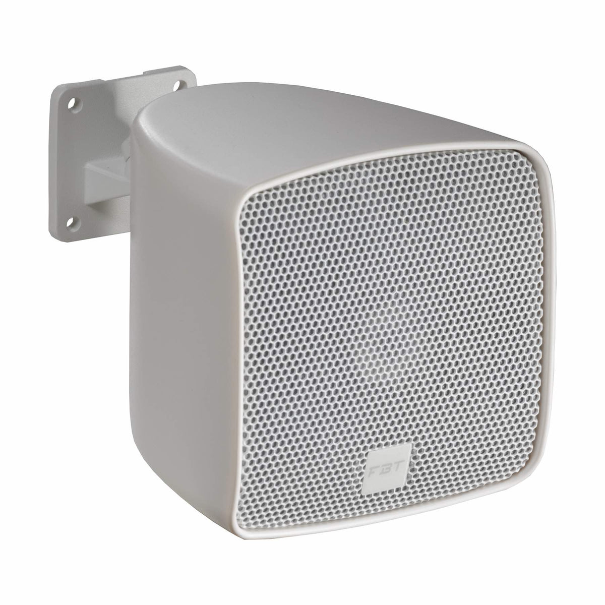 FBT CANTO 3CT Passive Speaker, White, angled view showing the wall bracket