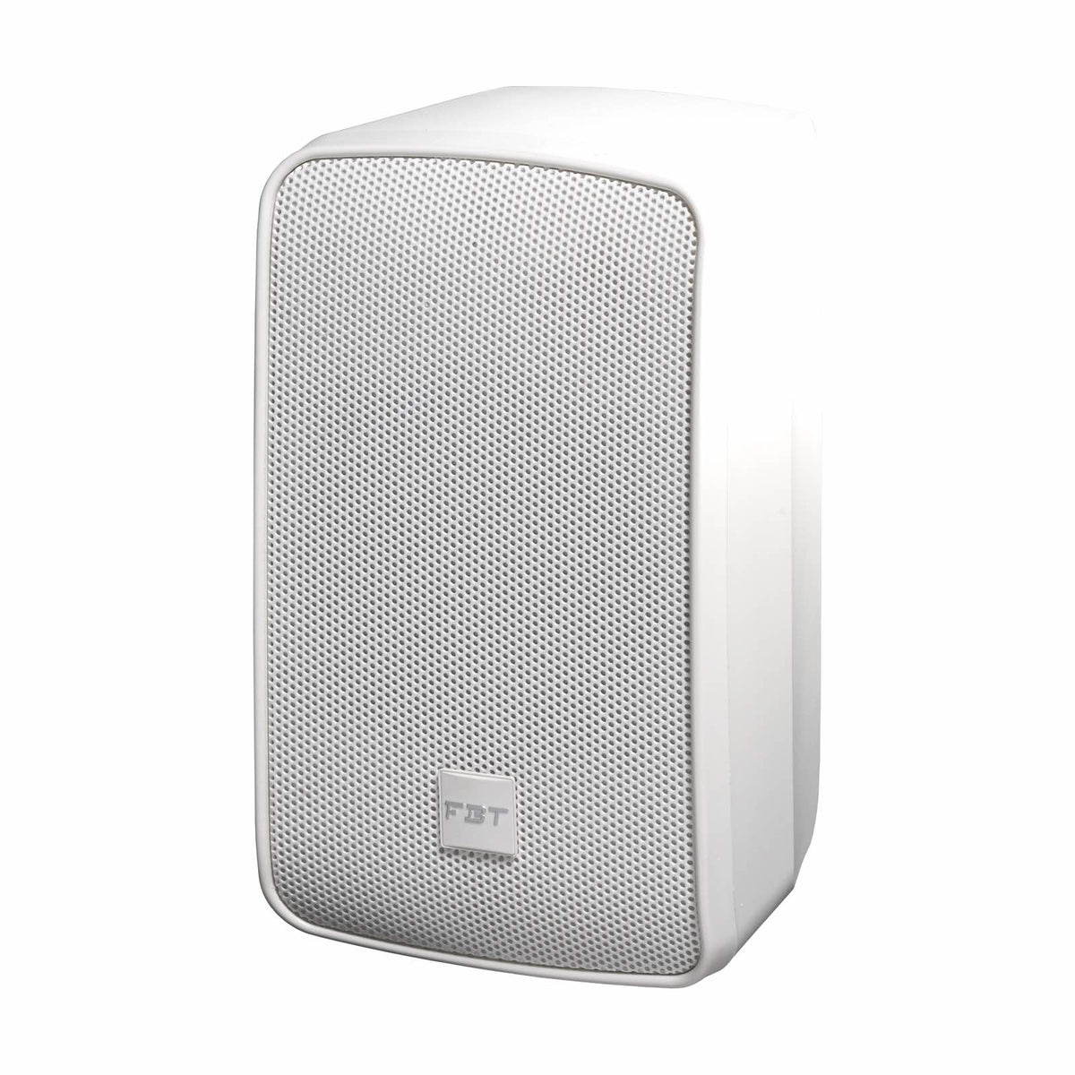 FBT CANTO 5CT Passive Speaker, White, angled front and side view, showing the top