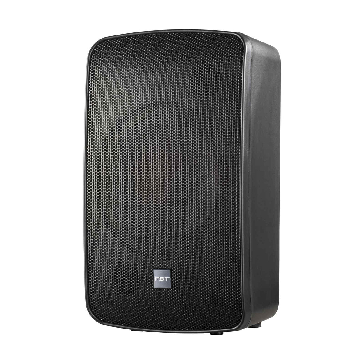 FBT CANTO 8CA Active Speaker, Black, angled front and side view